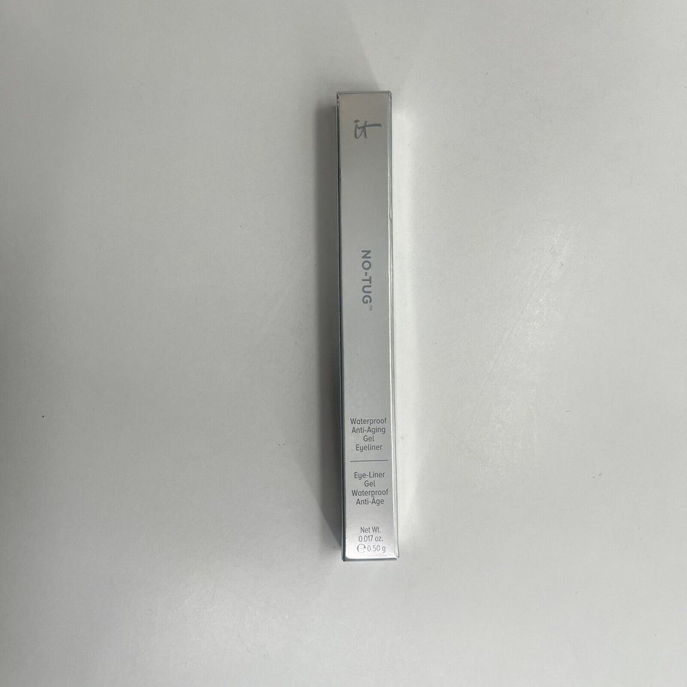 IT Cosmetics No-Tug Waterproof Anti-Aging Gel Eyeliner in‎ Black Full Size NEW